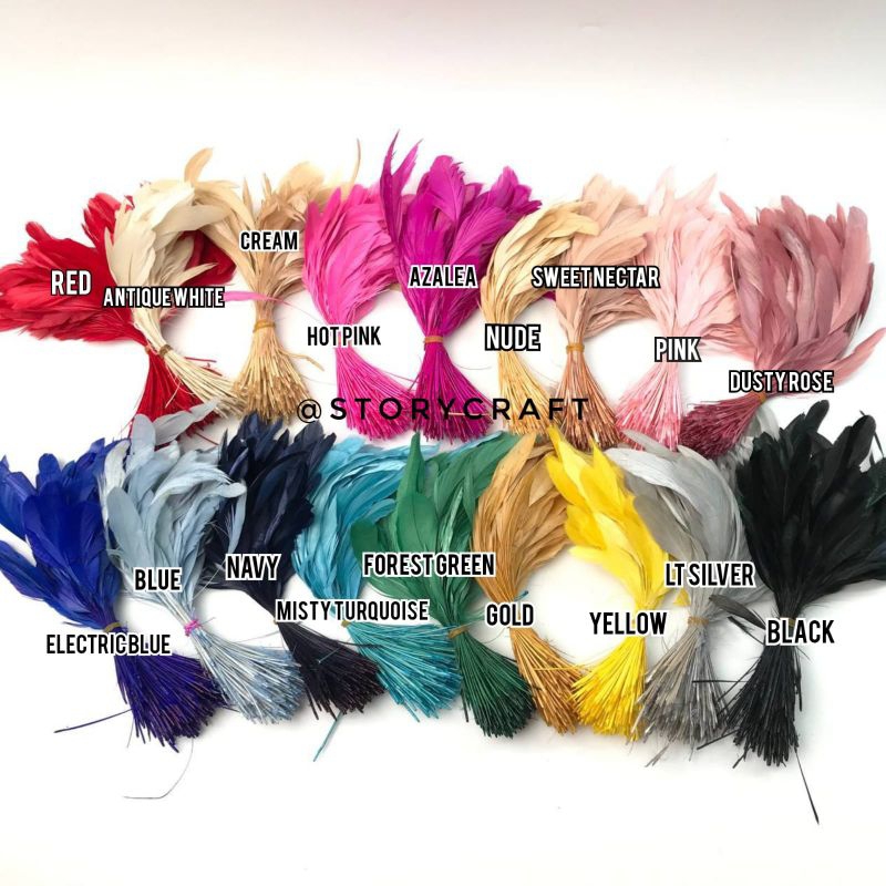 ต่อ 1 ชิ้น - FINE TUING FEATHERS / FINE FEATHERS / FUR ACCESSORIES / CRAFT MTERIALS