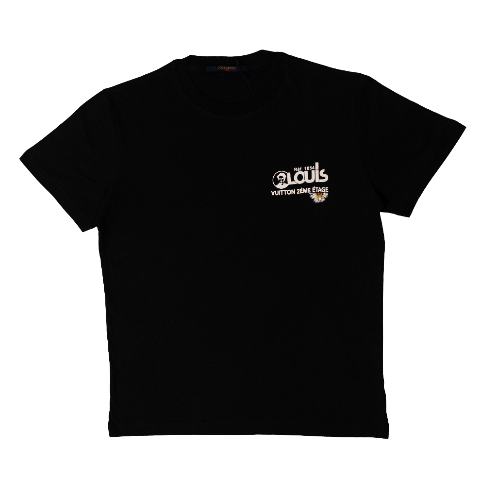ARK.Clo เสื้อยืดพรีเมี่ยม Unisex L0U1S VU1TT0N Bunga Kuaci Cotton Combed 24s