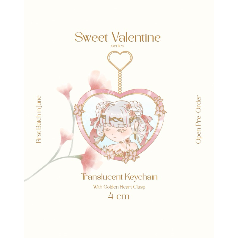 Jinshi Wuthering Waves - พวงกุญแจโปร่งแสง