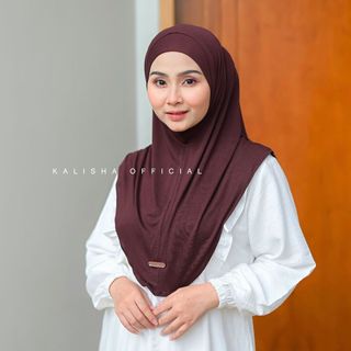 Kalisha x Mima - Vanya Instan Bergo Rayon Viscose Size L