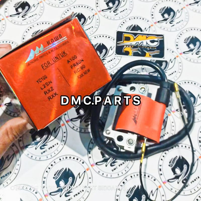 IGNITION COIL ASSY + BRACKET / IGNITION COIL V75 V80 YB100 L2 A100 FR80 RC80 RXS RXZ RXK L2G L2S SUP