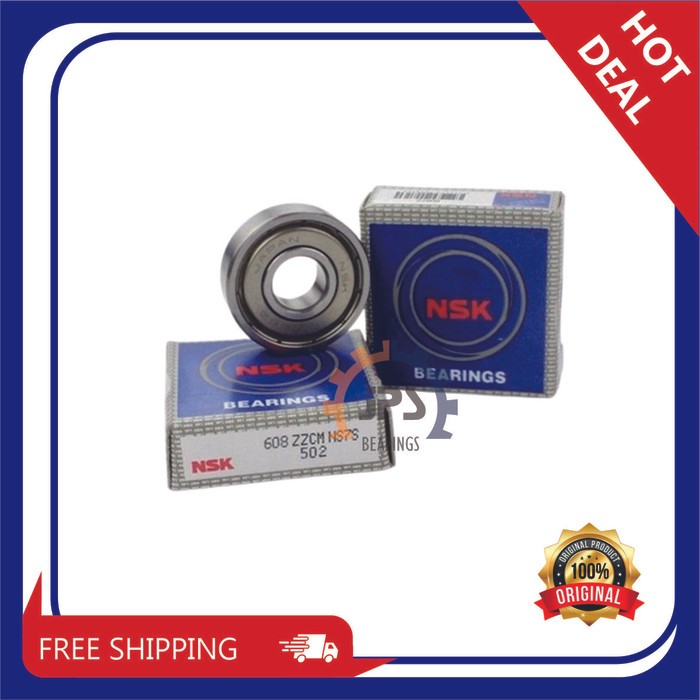 MESIN LAKER BEARING 608 ZZ LAKER DYNAMO ENGINE NSK JAPAN