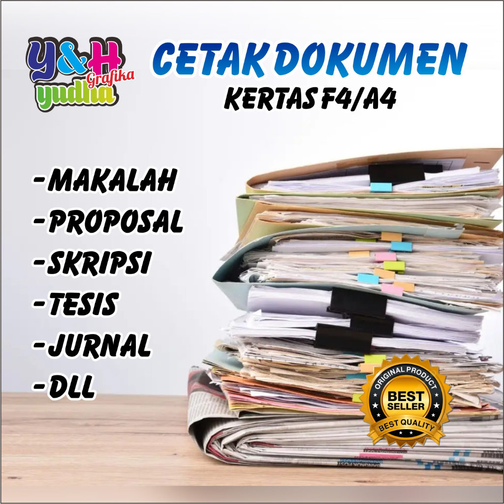 PRINT / PRINT FAST BOOKS A4 80/100 GSM PRINTS OF MAKASSAR, PROPOSALS,SIS, JOURNALS, ETC.