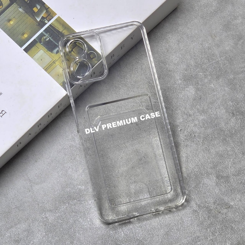 SAMSUNG A06 5G SOFTCASE CARD CASE CLEAR CARD SLOT CASE SAMSUNG A06 5G