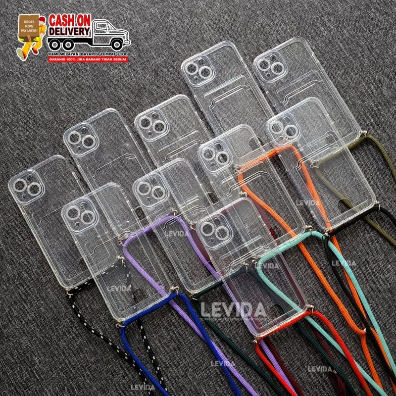 IPhone 17 iPhone 17 Air iPhone 17 Pro iPhone 17 Pro Max iPhone 16E Card Case Clear Card Slot Case Lanyard Strap iPhone 17 iPhone 17 Air iPhone 17 Pro iPhone 17 Pro Max iPhone 16E