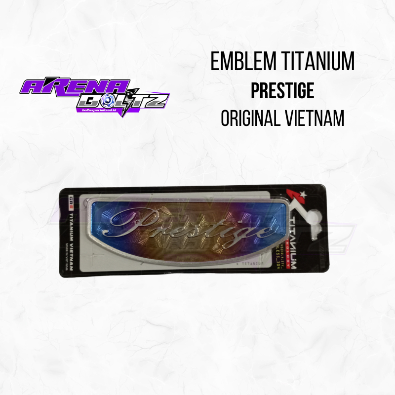 K TITANIUM Emblem Prestige Titanium GR 5 Original Vietnam