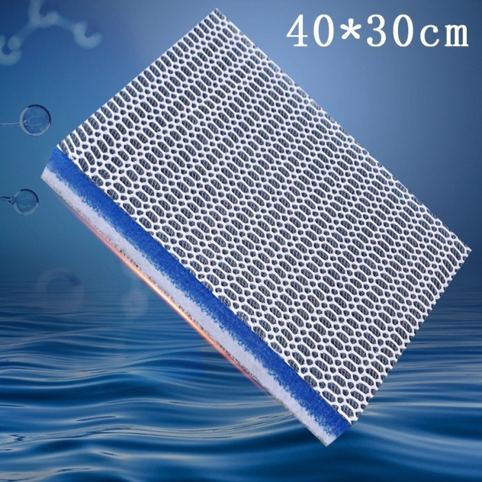 8D HONEYCOMB FOAM FILTER SPONGE AQUARIUM POND FOAM FILTER 8 LAYERS 40 x 30 CM / 1 ชิ้น