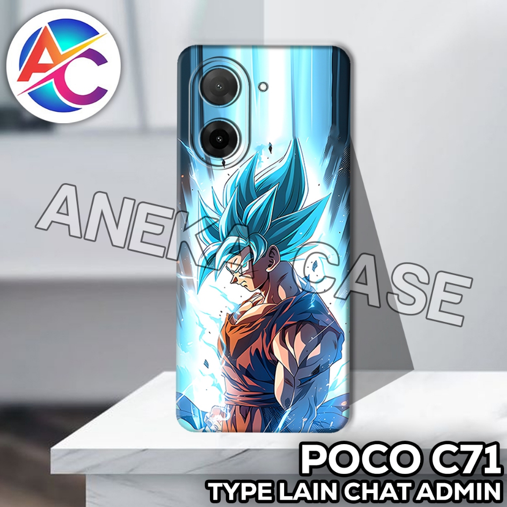 AC16/เคส Poco C71/Motif ANIME/softcase Poco C71/casing Poco C71/silicone Poco C71