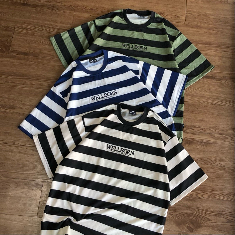 เสื้อยืด WLN STRIPE*