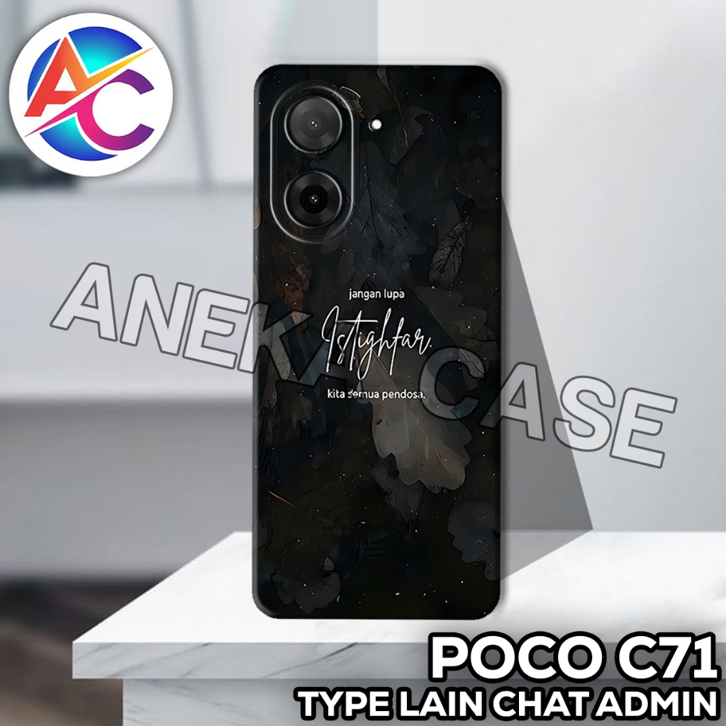 AC57/Case Poco C71/Motif QUOES/softcase Poco C71/casing Poco C71/silicone Poco C71