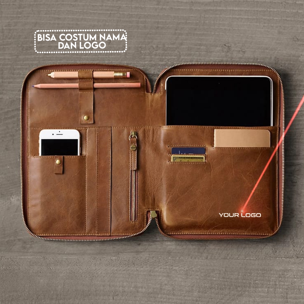 ปลอกแท็บเล็ต Verve Organizer - ชื่อโลโก้ที่กําหนดเอง