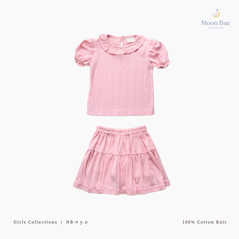 MOON BAE - Gisele Set (อายุแรกเกิด - ชุดเด็ก 4 ปี ผ้าคอตตอน 100%)