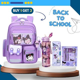 Ransel Sekolah Anak Perempuan Murah Banyak Bonus Model Kuromi My Melody Terbaru Bisa COD