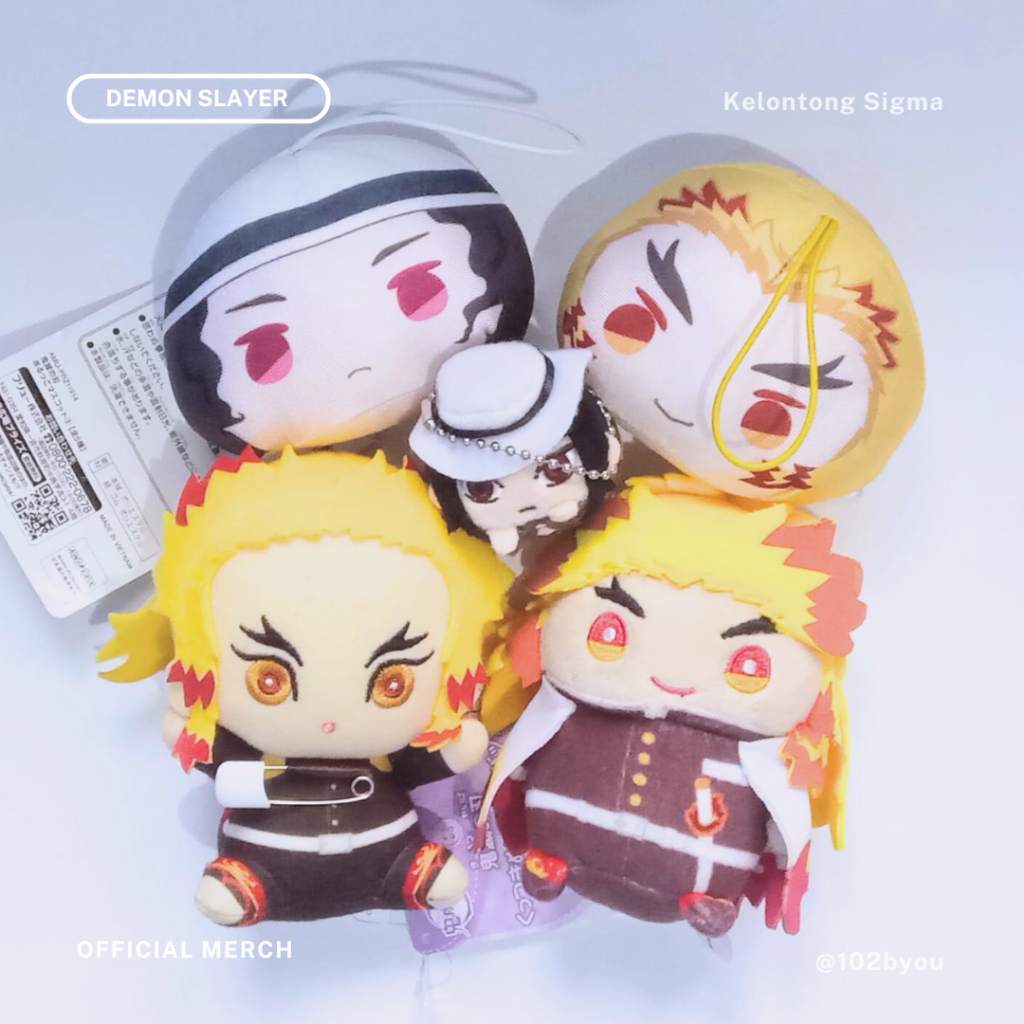 SET Merch Rengoku Muzan Demon Slayer ตุ๊กตาอะนิเมะ Mamemeito สินค้าอย่างเป็นทางการ