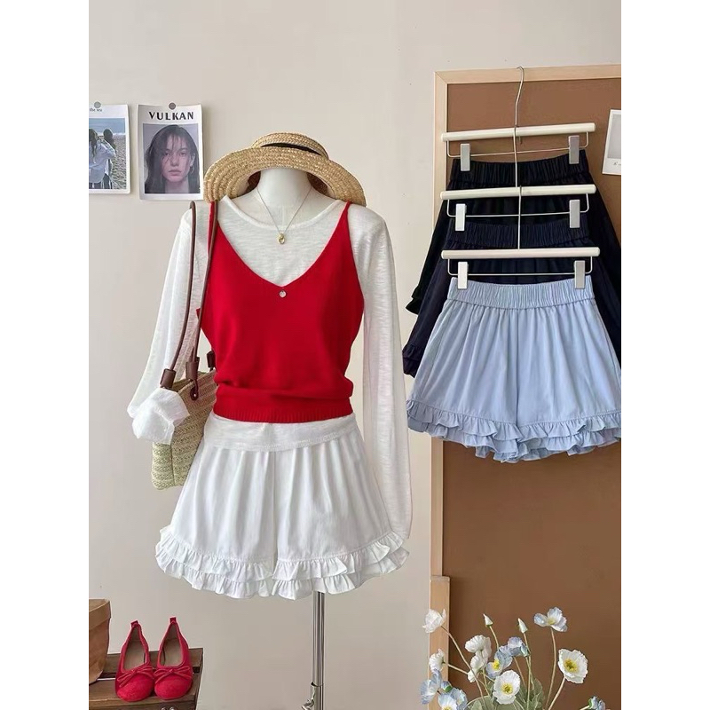 CN759 - 6923 RUFFLE SHORTS นําเข้าจากจีน QBY