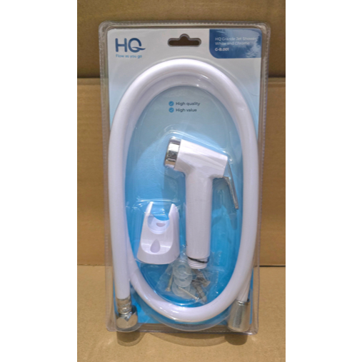 HQ Grande Jet Shower Bidet ห้องน้ําสีขาวและโครเมียม (GB001)