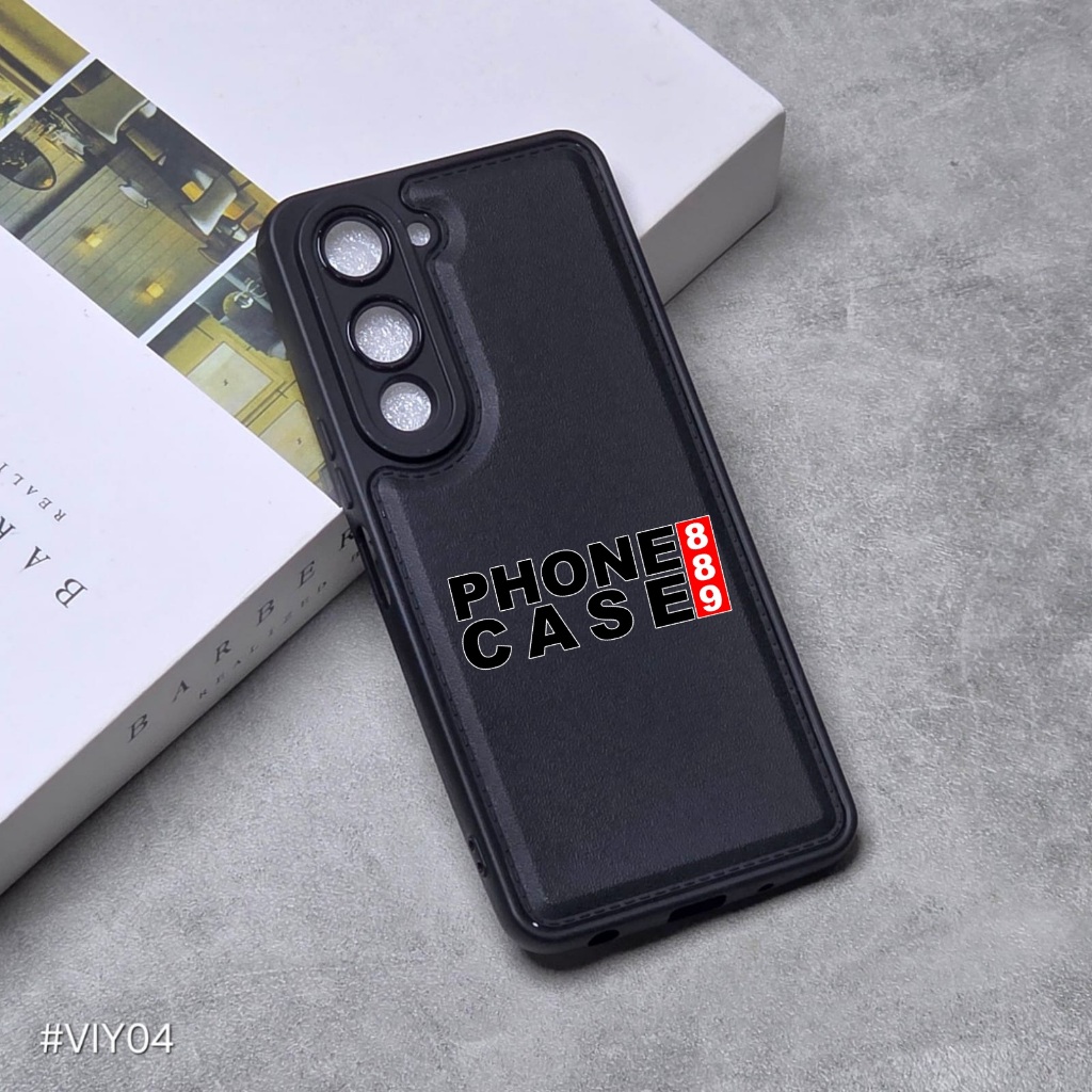 VIVO Y19S GT VIVO Y04 VIVO Y04S CASE LEATHER PRO BLACK CASE BLACK VIVO Y19S GT VIVO Y04 VIVO Y04S