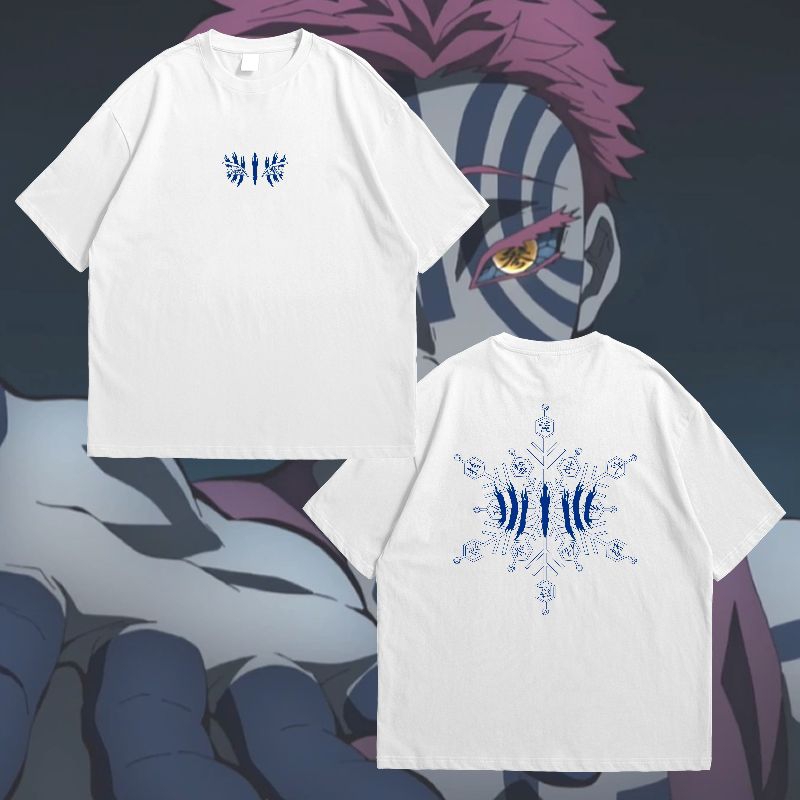 เสื้อยืด Akaza demon slayer cotton combed 24s