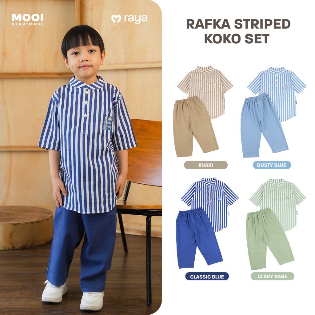 MOODIE RAFKA STRIPED KOKO SET