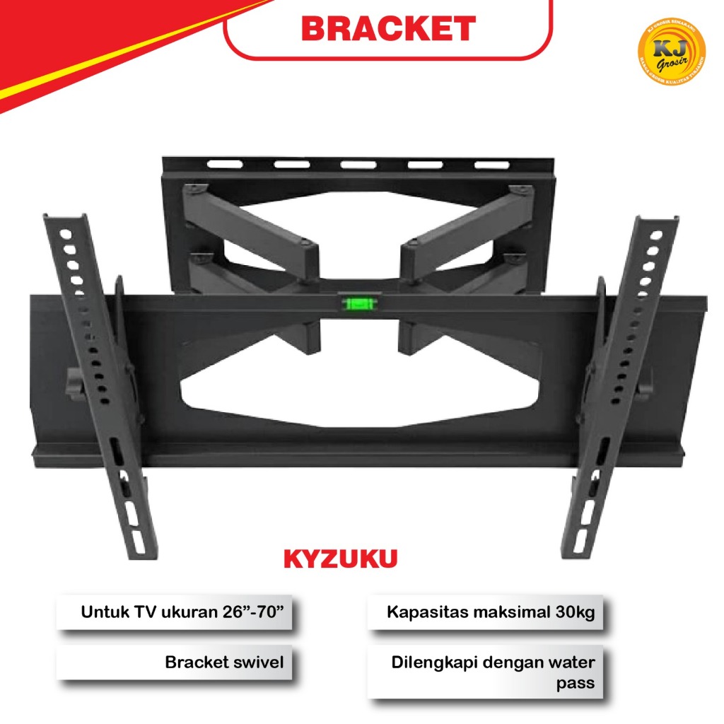 TV BRACKET TV BRACKET LCD TV SUPPORT KYZKU SIZE 26-70 INCH SWIVEL ซ้ายขวา FORWARD REVERSE RECOMMENDE