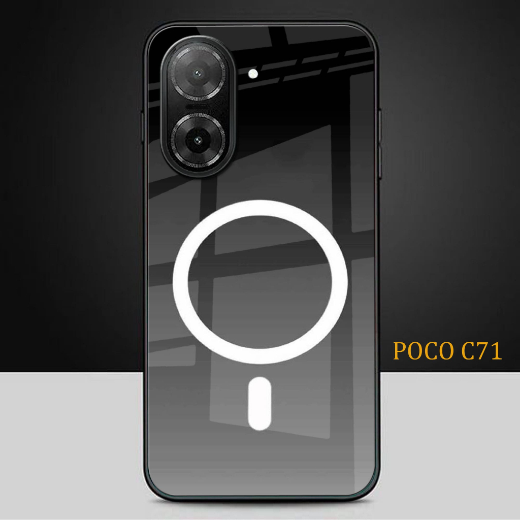 HP Glitter Glass เคสโทรศัพท์สําหรับ POCO C71 - เคสโทรศัพท์ POCO C71 - K149