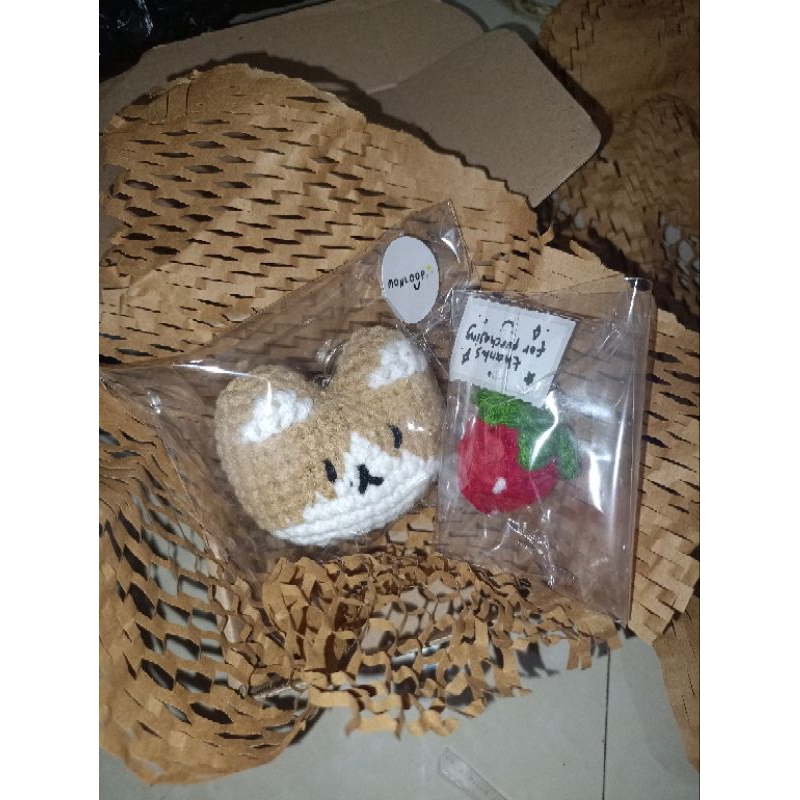 พวงกุญแจ GANTUNGAN Teolaegi | พวงกุญแจถัก amigurumi teolaegi baekhyun kpop น่ารัก