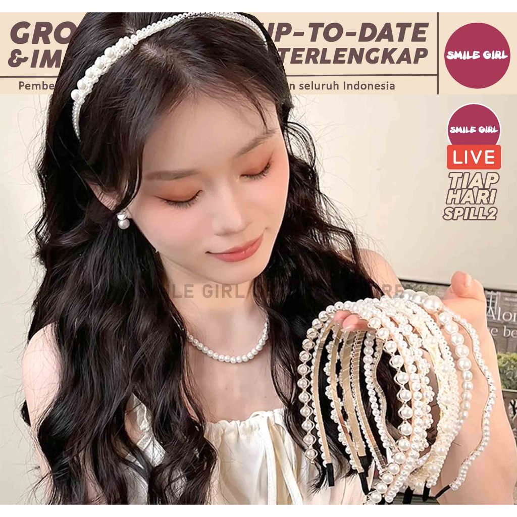 SG SG SG SG SG | WHOLESALE CENTER | 12-36 ชิ้น - ที่คาดผมมุกแฟชั่นเกาหลี Monte