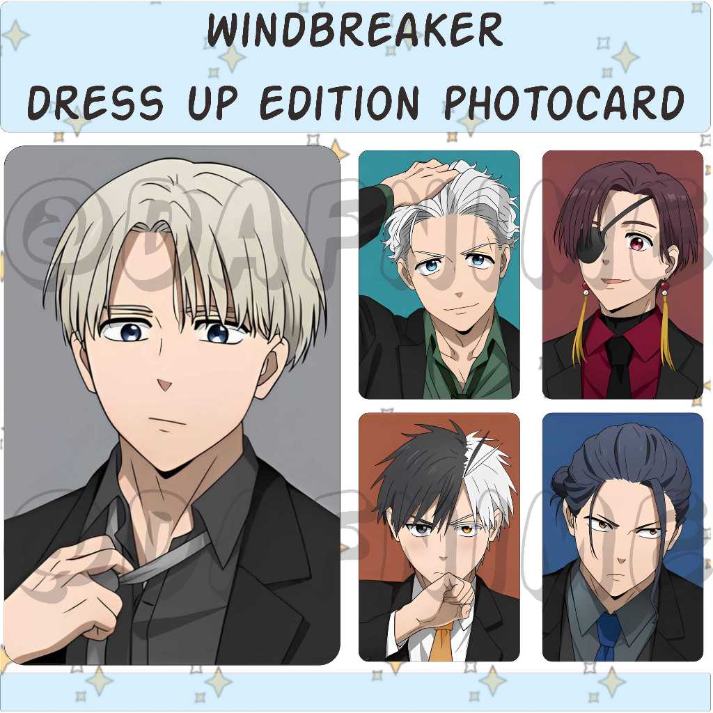 WINDBREAKER DRESS UP EDITION โฟโต้การ์ด ANIME