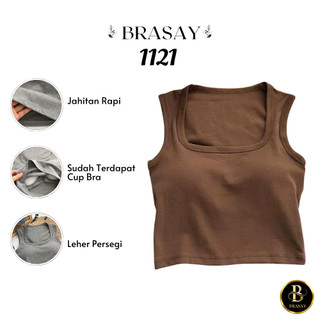 Brasay Laura Crop Tanktop With Cup Bra 1121