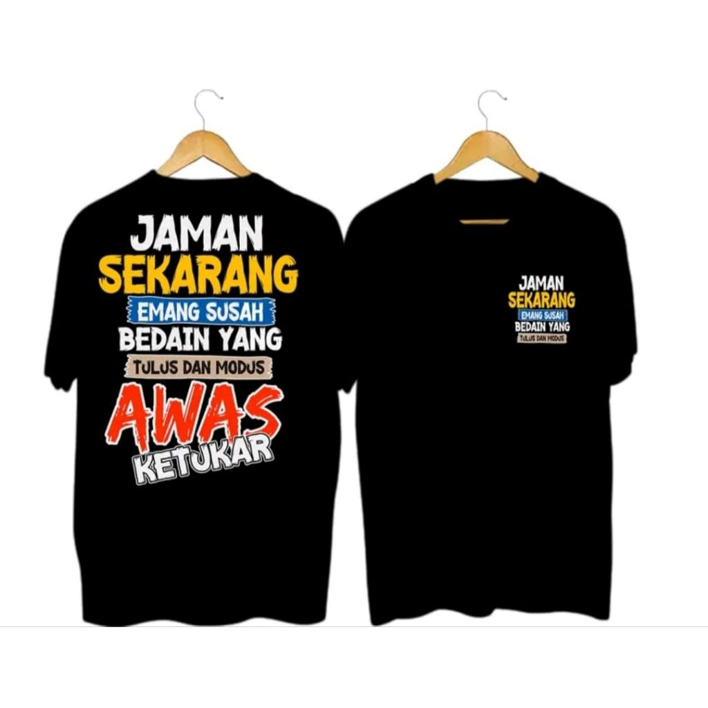 เสื้อยืดสีดํา JAMAN SKR DIFFICULTY DIFFERENT MANA TUALUS MANA MODUS