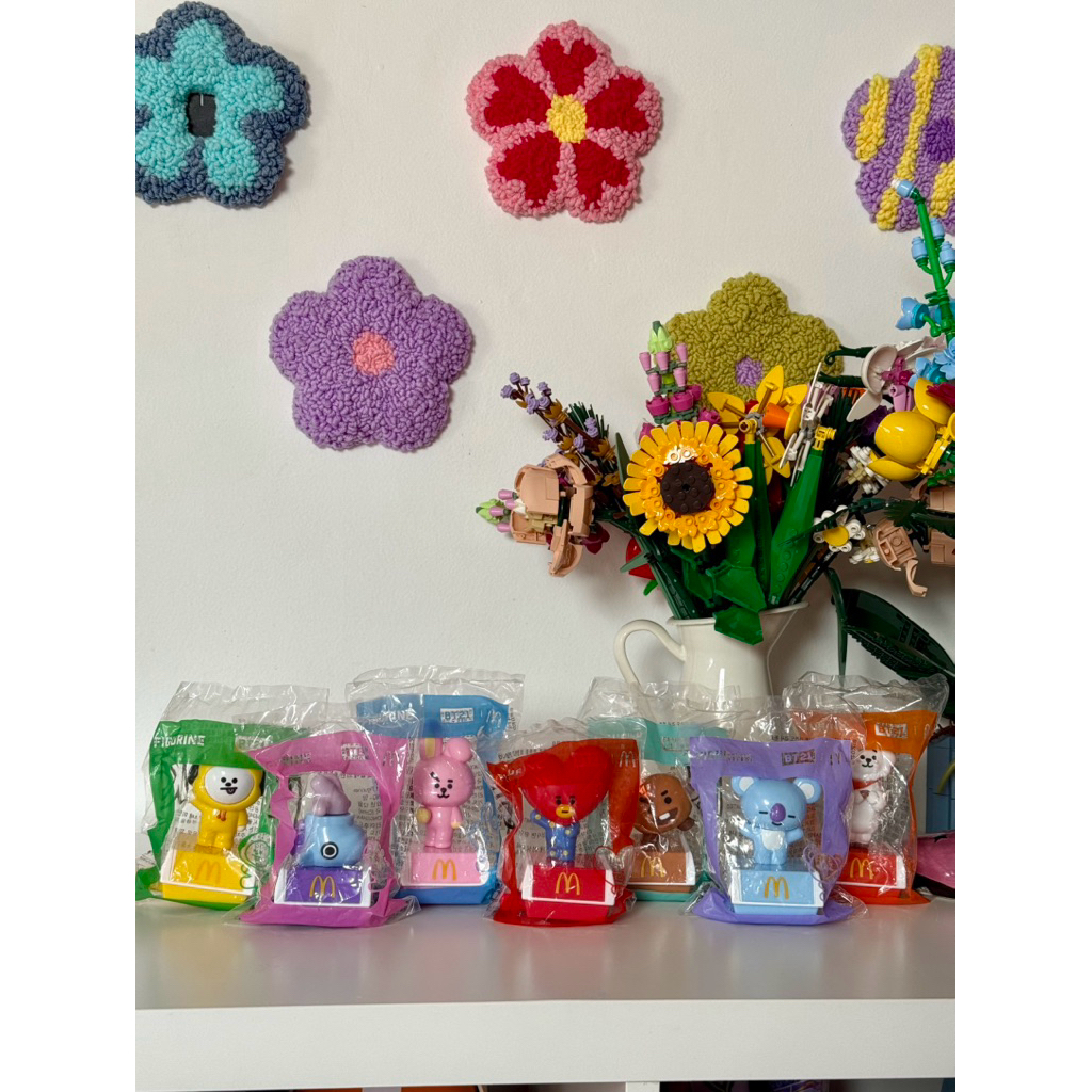 BT21 x McDonald Kids Meal Korea BTS Army sealed audreystreasure tata mang cooky koya Kimmy shooky RJ