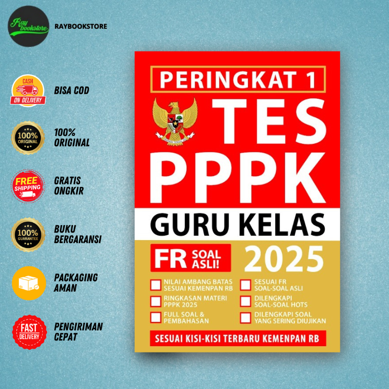 Rank 1 PPPK Teacher Test Book สําหรับเกรด 2025 - Eduka Media