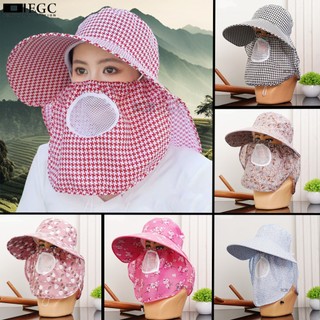 TOPI WANITA VISOR PELINDUNG DARI SINAR MATAHARI/TOPI BERKEBUN MASKER -M-3363-M-3364/M-4417