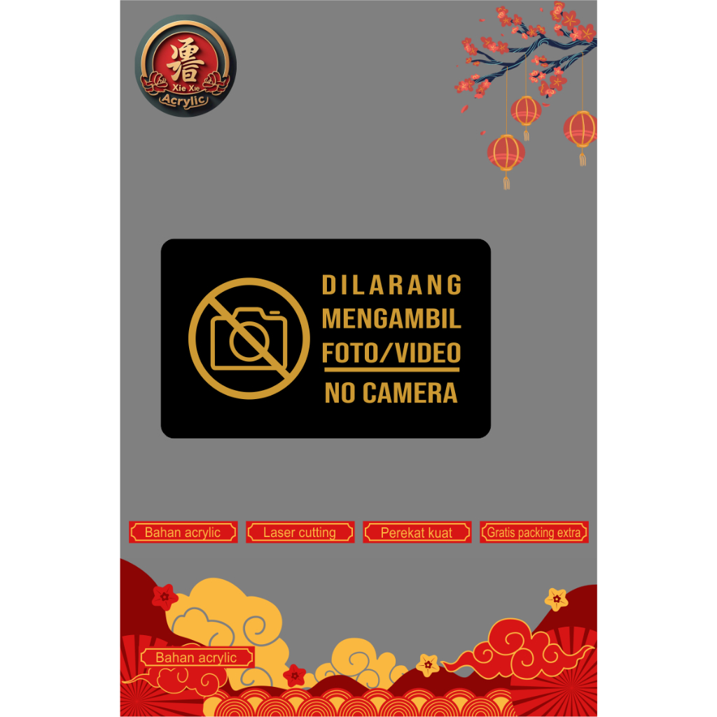 ป้าย ACRYLIC - กําหนดด้วย PHOTOS / VIDEOS - ไม่มีกล้อง