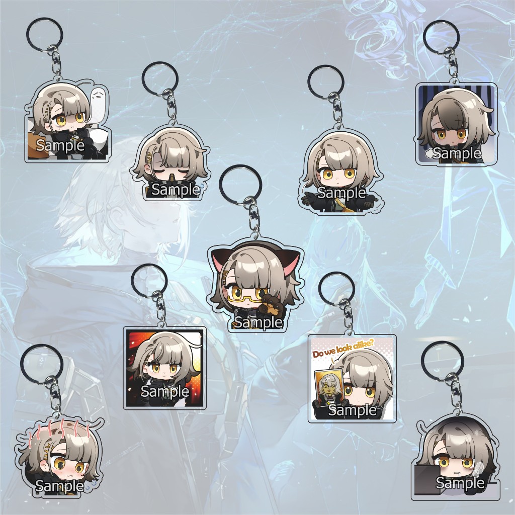 GANTUNGAN Vector Keychain Girls Frontline 2 Exilium Vector - เกม Dueshevnaya GFL - ของที่ระลึก