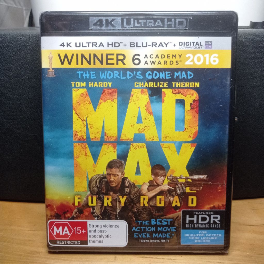 4k uhd และ bluray blu-ray bd original mad max fury road