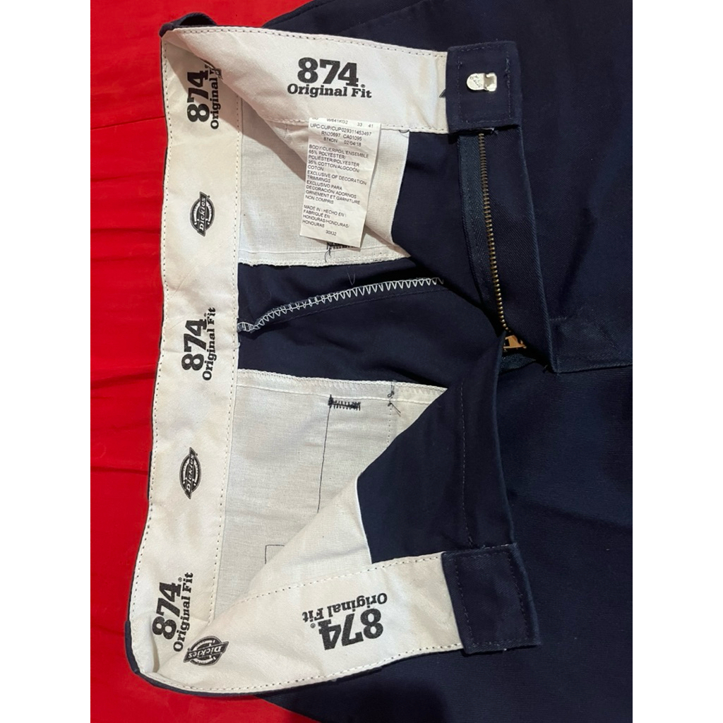 Dickies 874 กางเกงทํางานสีกรมเข้ม