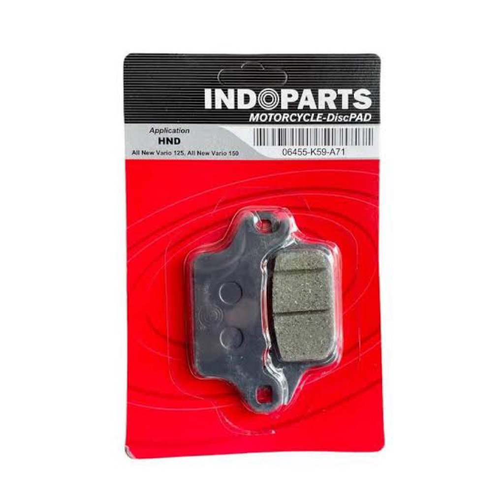 ผ้าเบรค/จานดิส INDOPARTS 06455-K59-A71 จานดิสเดิมสําหรับรถจักรยานยนต์ Vario 150