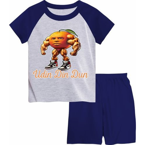 ใหม่ล่าสุด UDIN DIN DUN CHILDRENS KIMONO SET/COW/PICTURE OF UDIN DIN DUN/SOFT TC MATERIAL DTF PRINTI