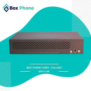 Box Phone Farm  ( Support SIM Card ) - Fullset, Plug & Play