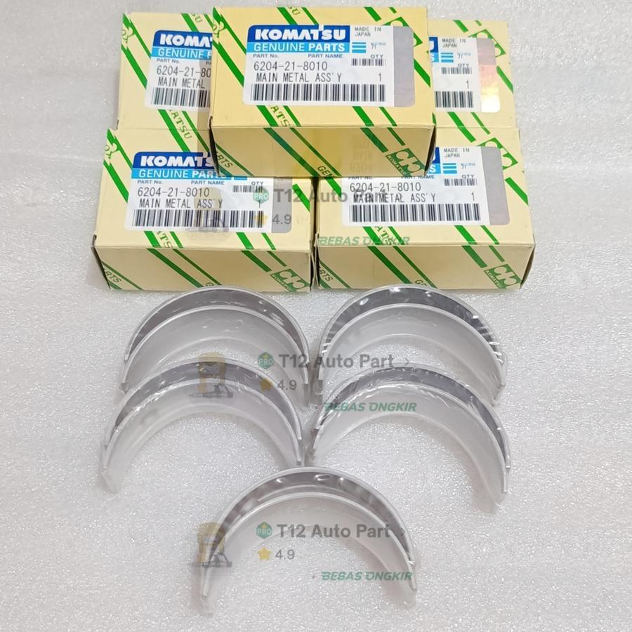 โลหะ SAT KOMATSU PC75 PC78 PC78-6 4D95 MAIN BEARING 4D95L 6204-21-8010