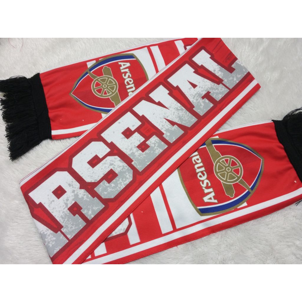 ARSENAL SCARF / THE GUNNERS ARSENAL / PRINTING / SCARF