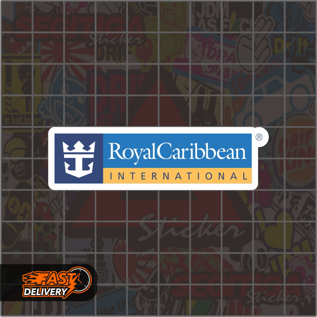 สติ๊กเกอร์โลโก้ Royal Caribbean