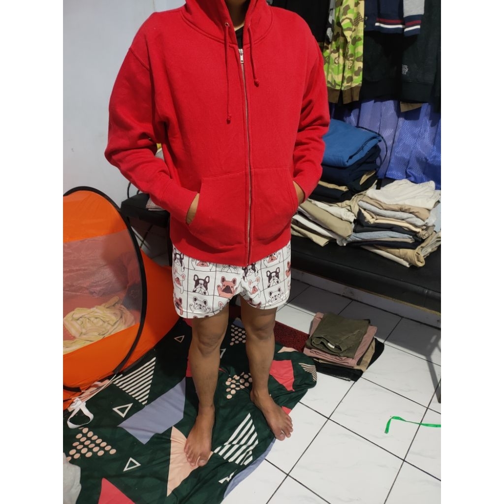 MERAH UNITED ATHLE RED HODIE