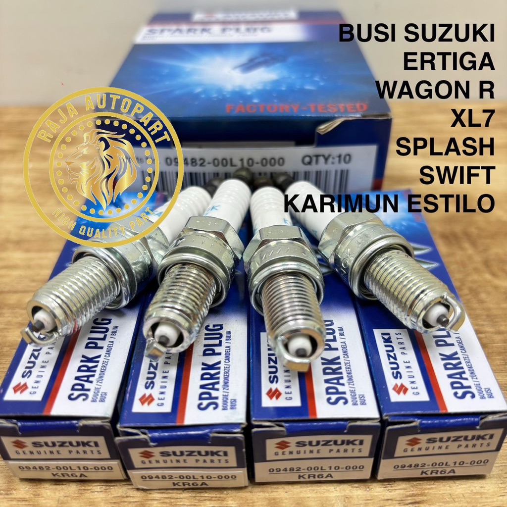 IRIDIUM SPARK PLUG (PRICE สําหรับ 4 ชิ้น) SUZUKI ERTIGA SPLASH WAGON R SWIFT XL7 KARIMUN ESTILO SPAR