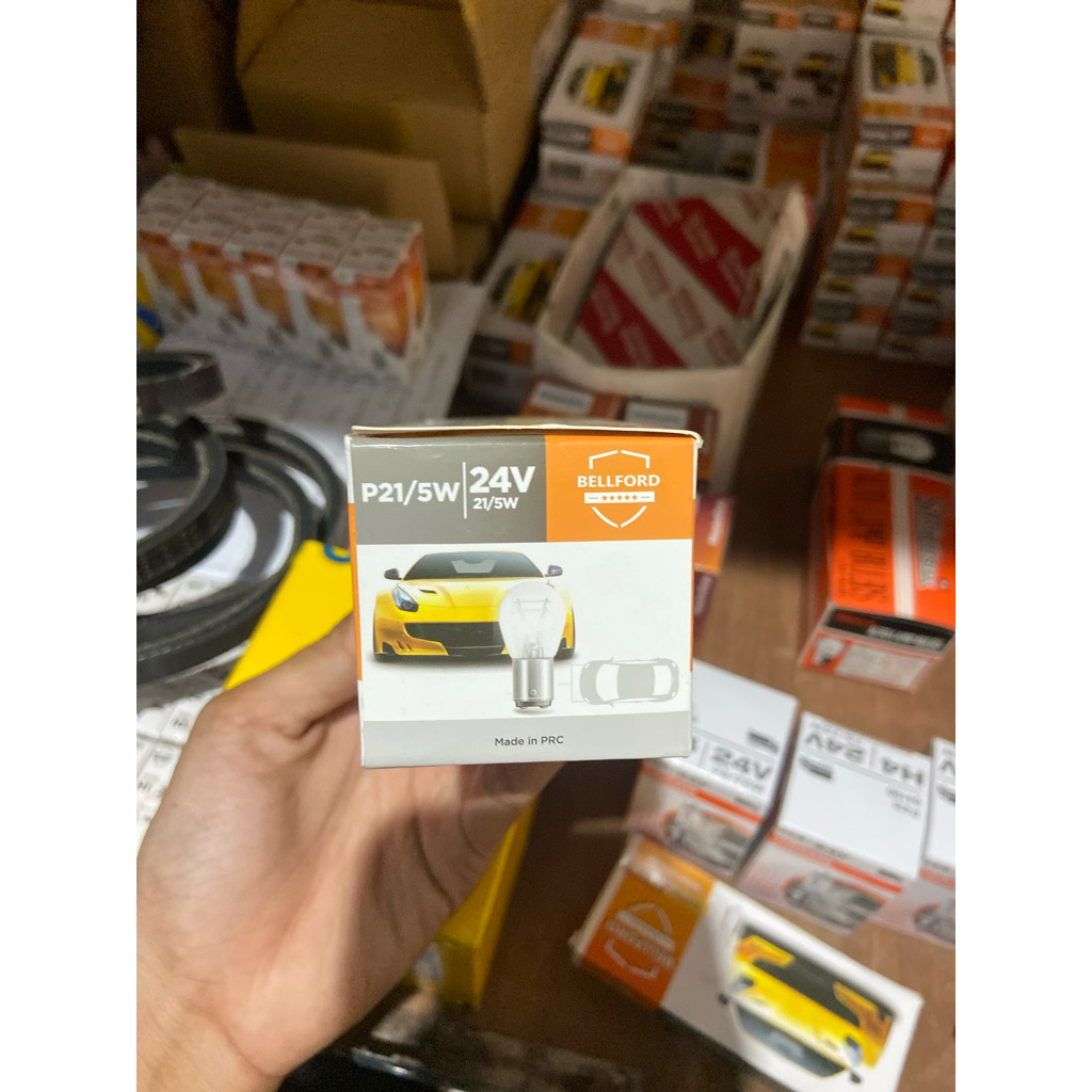 BELLFORD DOUBLE P21/5W 24V BELLFORD BULB (1 แพ็ค)