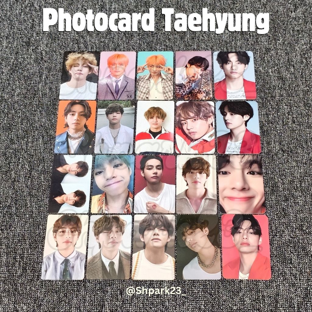 [อ่านคําอธิบาย] BTS TAEHYUNG PHOTOCARD อย่างเป็นทางการ