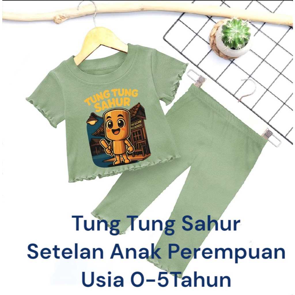 Tung Tung Sahur เสื้อผ้าชุดสําหรับเด็กอายุ 0-5 ปี