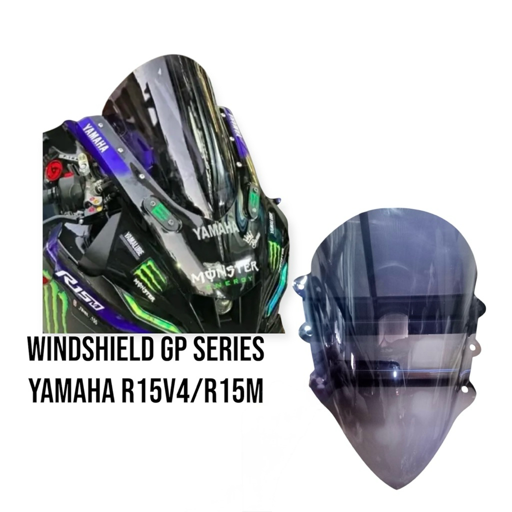 กระจกบังลม R15V4/R15M GP SERIES Visor r15 v4 เต็มจินงค์