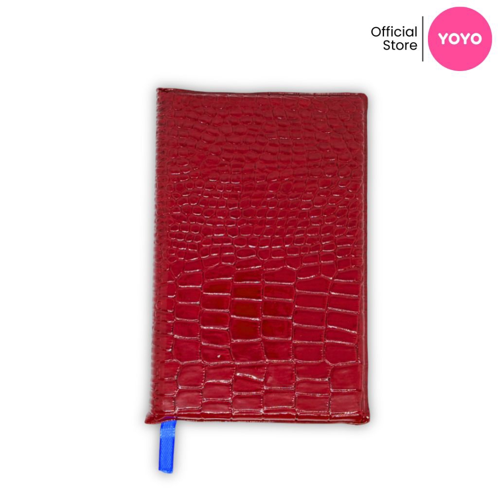 YOYO Notebook Aesthetic Imitation CROCODILE LEATHER 84 แผ่นสมุดบันทึกเครื่องเขียนโรงเรียน